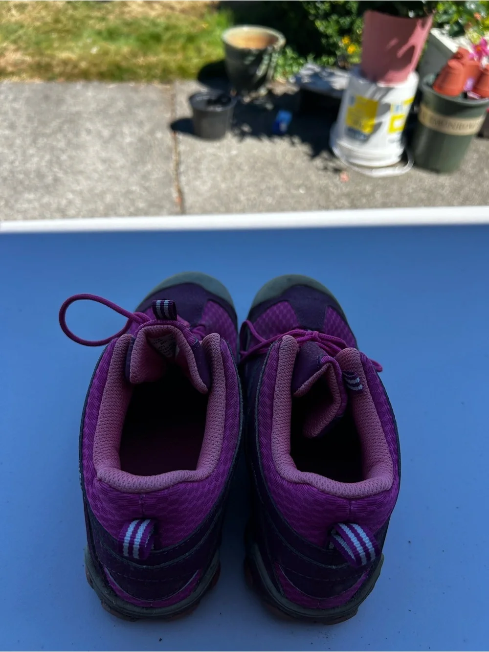 Merrell Kids Girl’s Purple and Pink Waterproof Hiking Boots Size 3